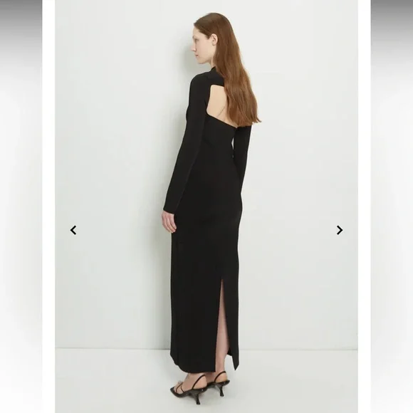 The Row Londrina Dress - Black Size M - Picture 3 of 10